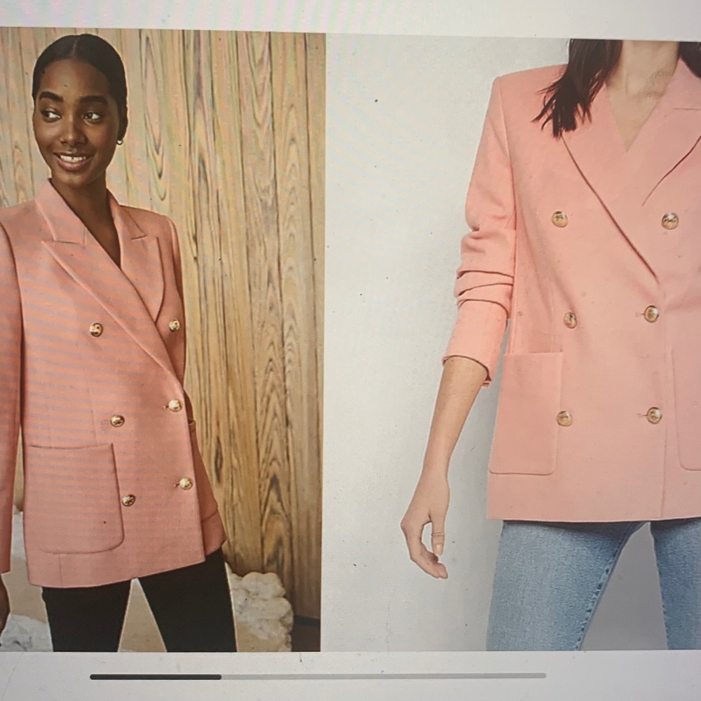 Express pink flannel light coral used M Nok longer for  sale